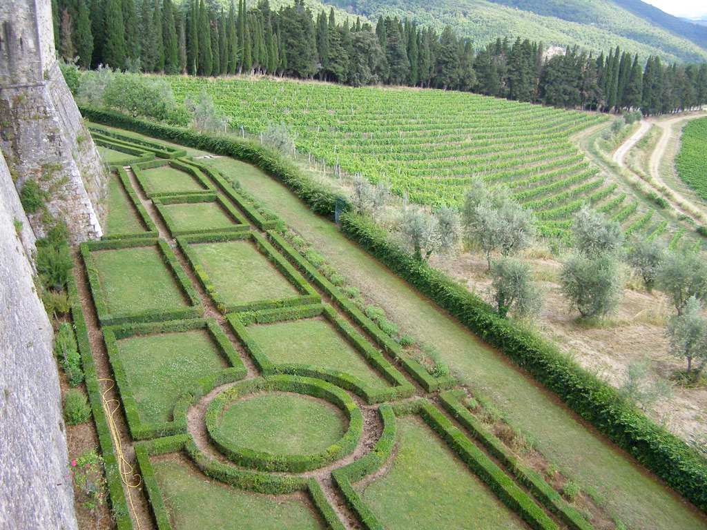 Castello di Brolio Garden