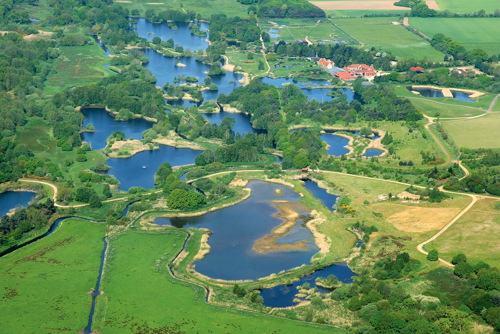 Pensthorpe, Aerial