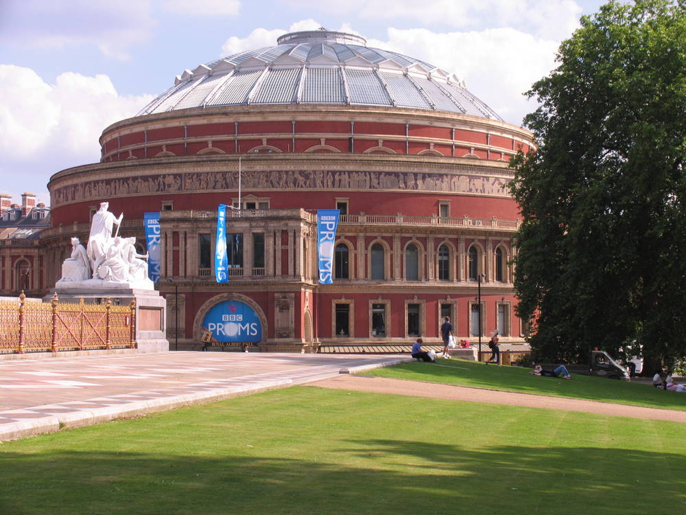 Albert Hall seen from Kensington Gardens