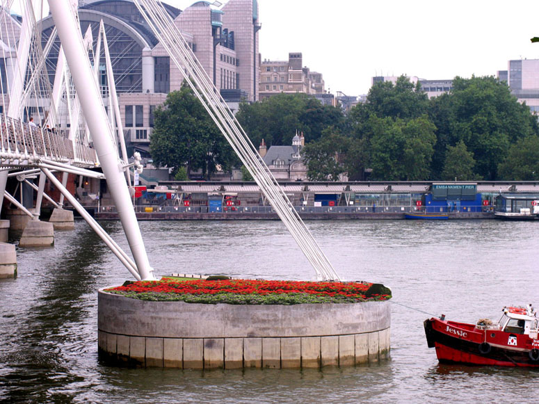 Thames Bridge Island for Chelsea Fringe Garden Festival 2012