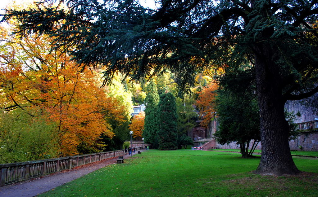 Heidelberg Schlossgarten, Baden-Wurttemberg