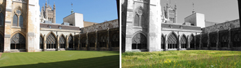 Westminster Medieval Cloister Garden in London