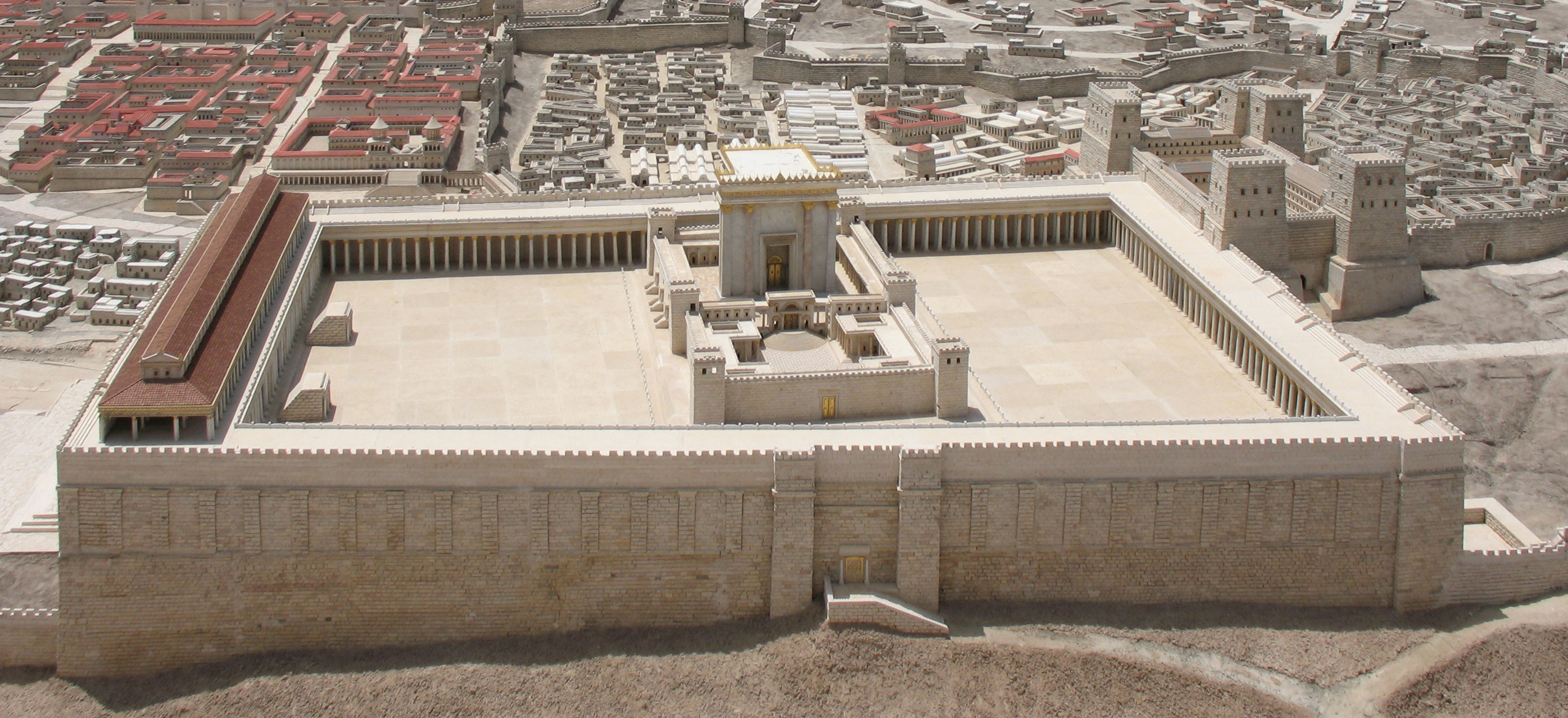 Model of Herod's Temple in Jerusalem