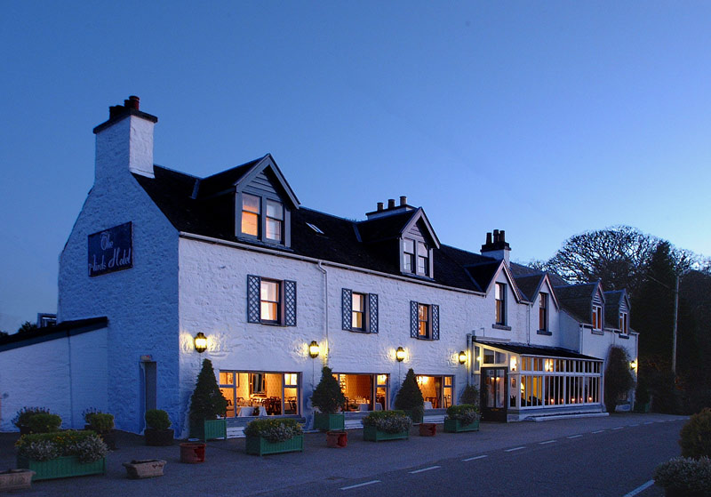 The Airds Hotel at Dusk