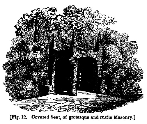America fig12 covered seat grotesque rustic masonry