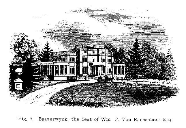 America fig7 beaverwyck seat of wm p van rensselaer