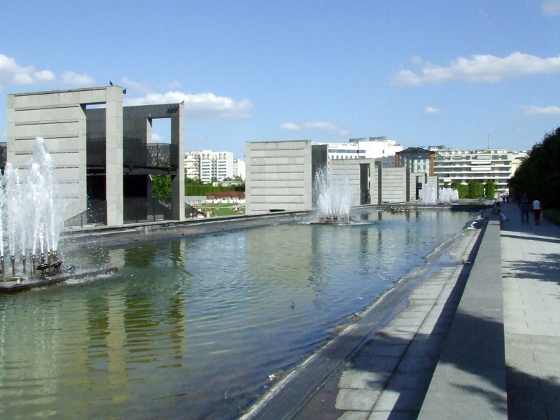Fountains, Parc André-Citroën Paris