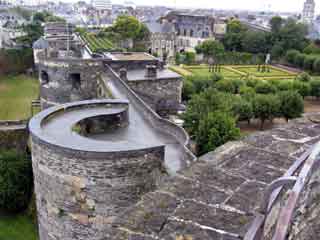 Angers chateau garden