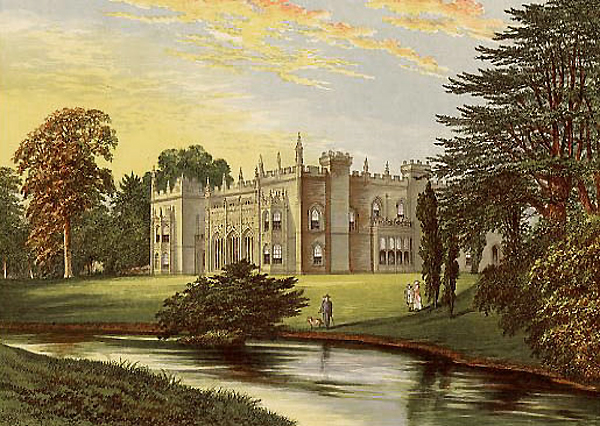 Arbury Hall Garden F.O. Morris (1880)