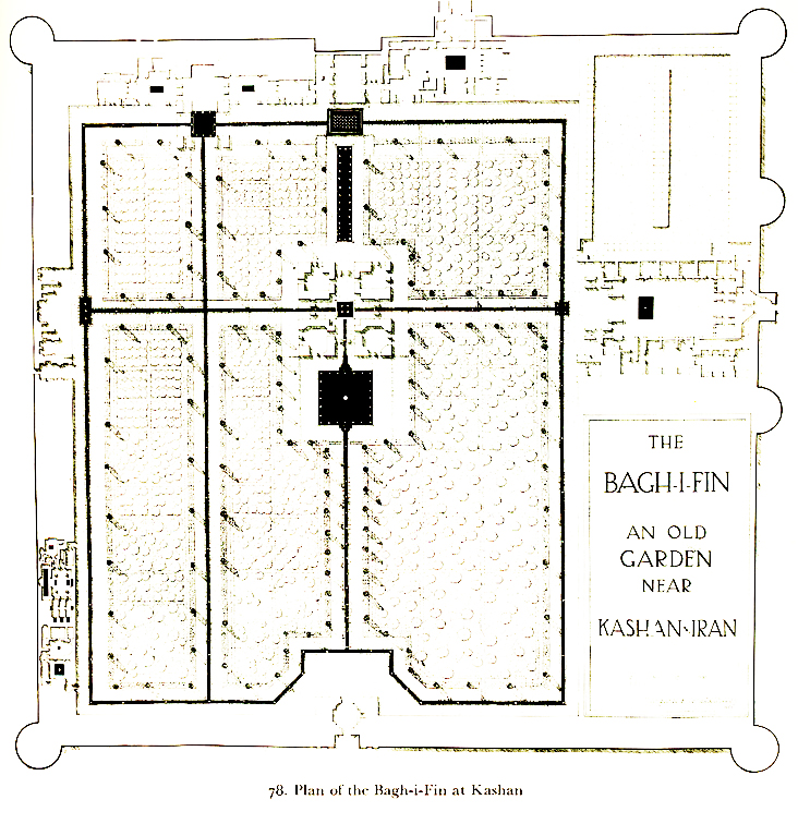 Bagh-e Fin Historic  Donald Newton Wilbur Plan