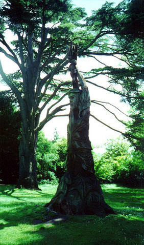 Sculpture by Lee Dickinson, City of Bath Botanical Garden