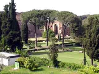 Baths caracalla garden