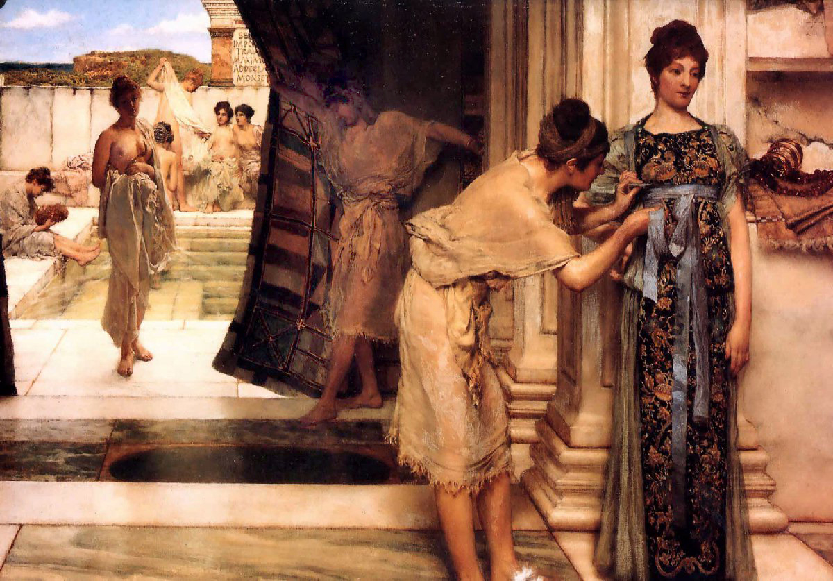 Baths of Caracalla Gardens Alma Tadema