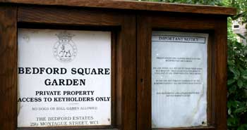 Bedford Square Gardens