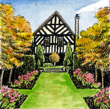 Flower filled gardens of Shropshire
