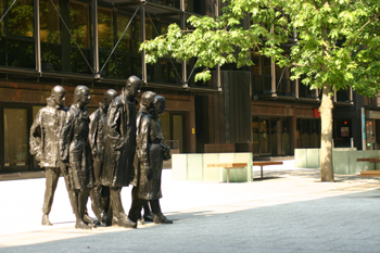Broadgate landscape architecture