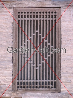 Wooden screen, Bukhara Uzbekistan