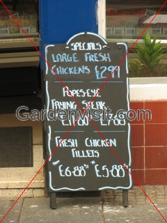 Butcher's Sign