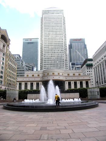 Canary Wharf landscape