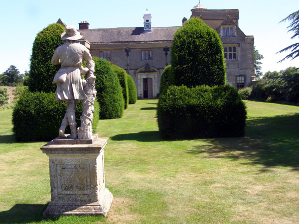 Statue at Canons Ashby Gardens