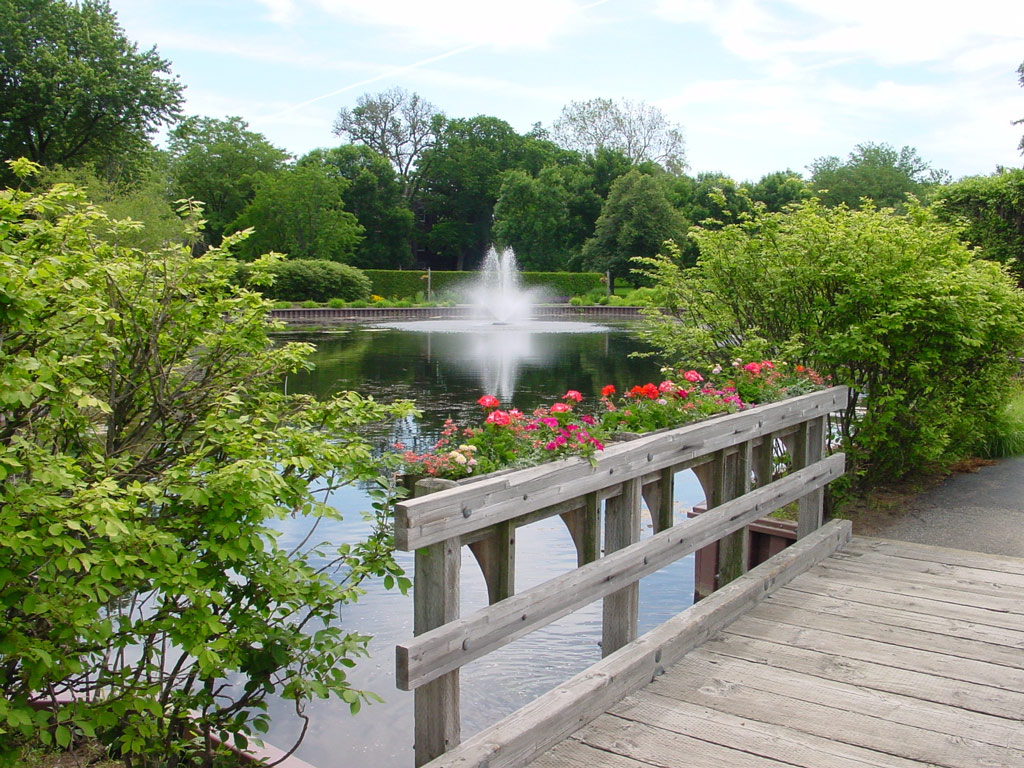 Fountain, Cantigny Garden