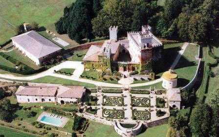 Aerial View of Castello di Celsa