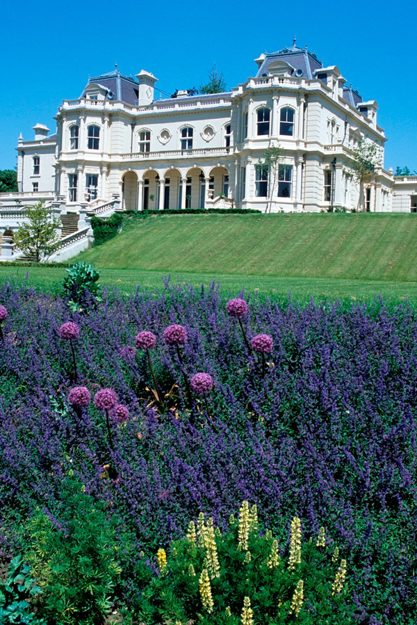View of Cherkley Court and Gardens