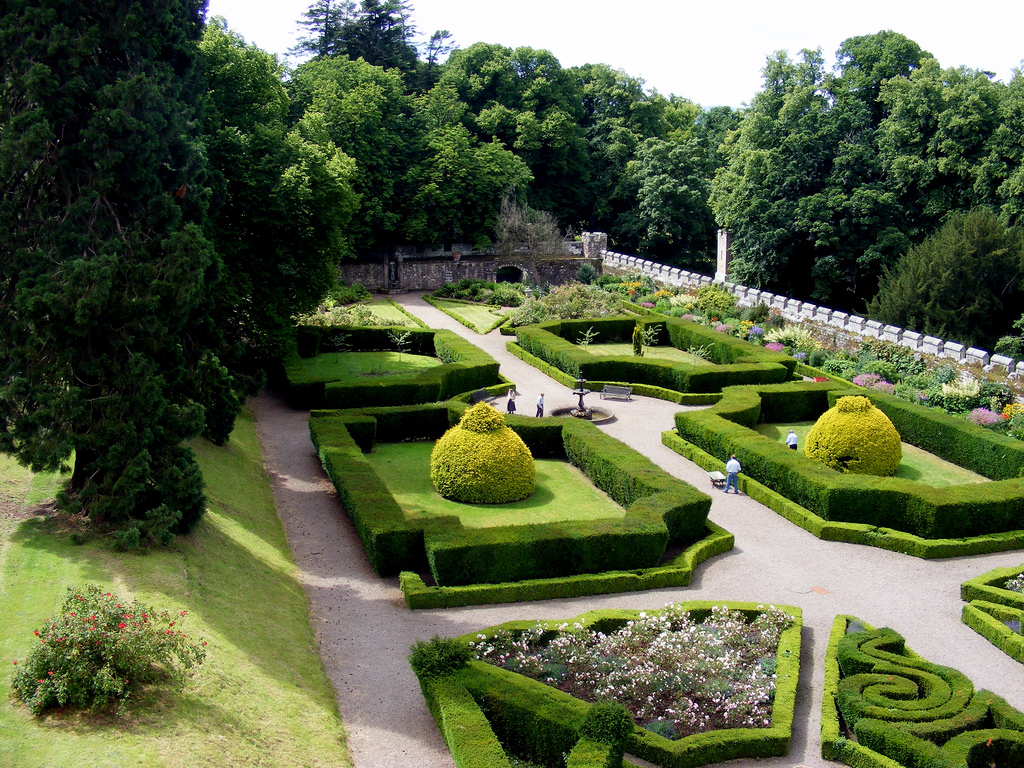 Chillingham Castle Garden Nigel Judson