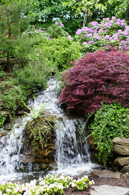 Waterfall, Cleveland Botanical Garden