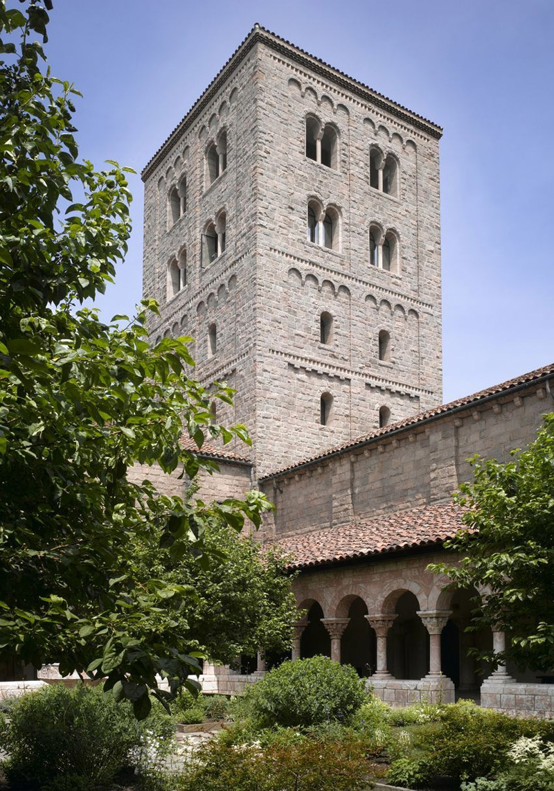 Tower in Summer, The Cloisters Gardens