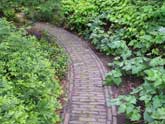 Brick path