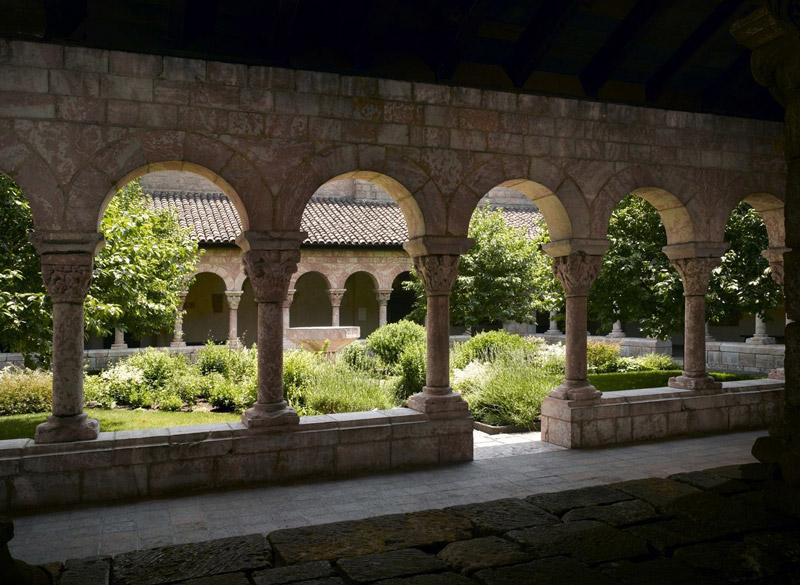 View of Cuxa Cloister