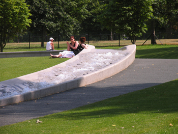 Princess Dianna Memorial Fountain in Hyde Park
