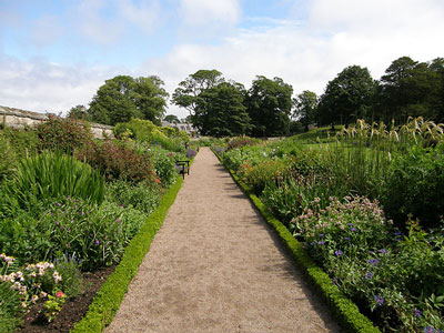 Herbaceous Border at Dirleton Castle