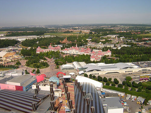 Aerial View, Disneyland Paris