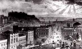 Central Edinburgh in 1830