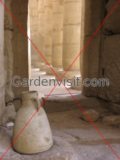 Columns at Egypt Medinet Habu