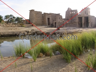 Egypt Medinet Habu Sacred Lake