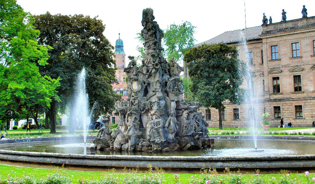 Fountain, Erlangen Schlossgarten