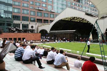 The terrace