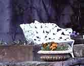 Cast iron Fern Bench
