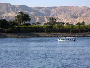 Boat on the River Nile in Luxor
