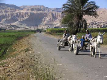 Landscape of Western Thebes Egypt