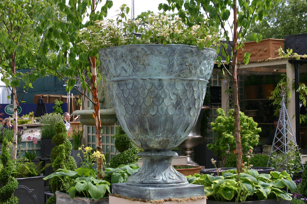 Fiberglass Planters at the Chelsea Flower Show 2009