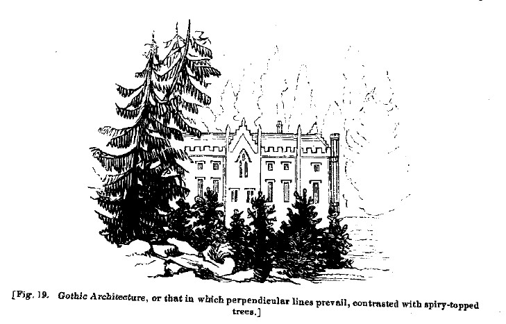 Fig19 gothic architecture with spiry topped trees