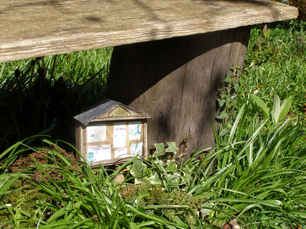 Noticeboard, Furzey Gardens
