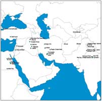 Garden History Map West Asia
