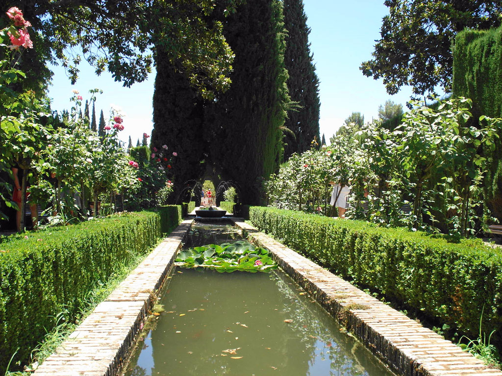 Canal, Generalife Garden