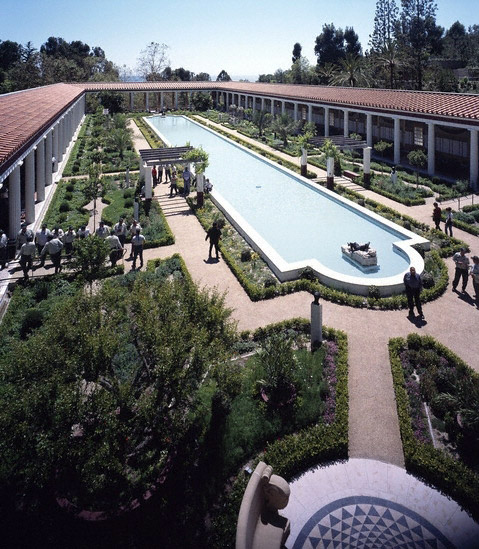 Getty Villa Garden, California