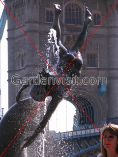 Girl Fountain Tower Bridge